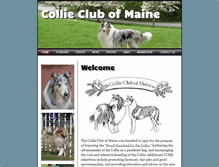 Tablet Screenshot of collieclubofmaine.info